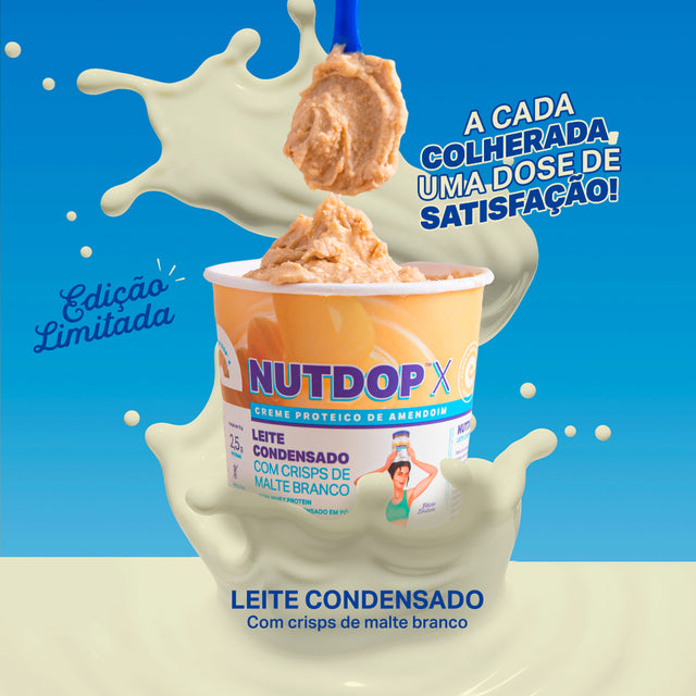 NUTDOP Creme Proteico de Amendoim - Leite Condensado 500g