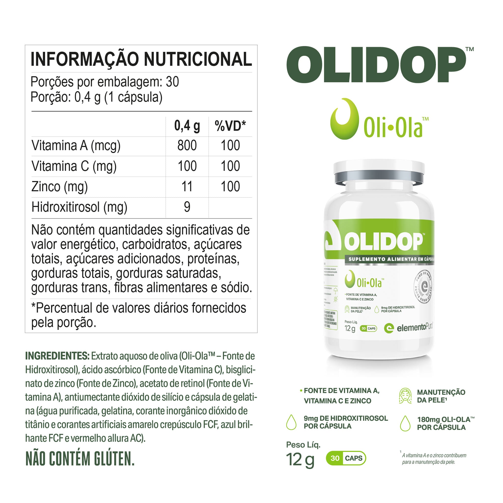 OLIDOP Oli-Ola 30 Cápsulas