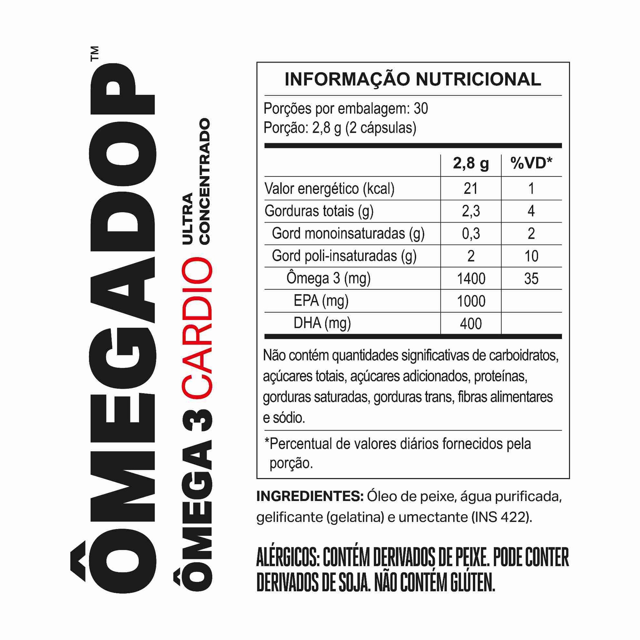 ÔMEGADOP CARDIO 60 Cápsulas