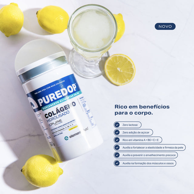 PUREDOP Colágeno Hidrolisado CPURE® Limão Siciliano 300g