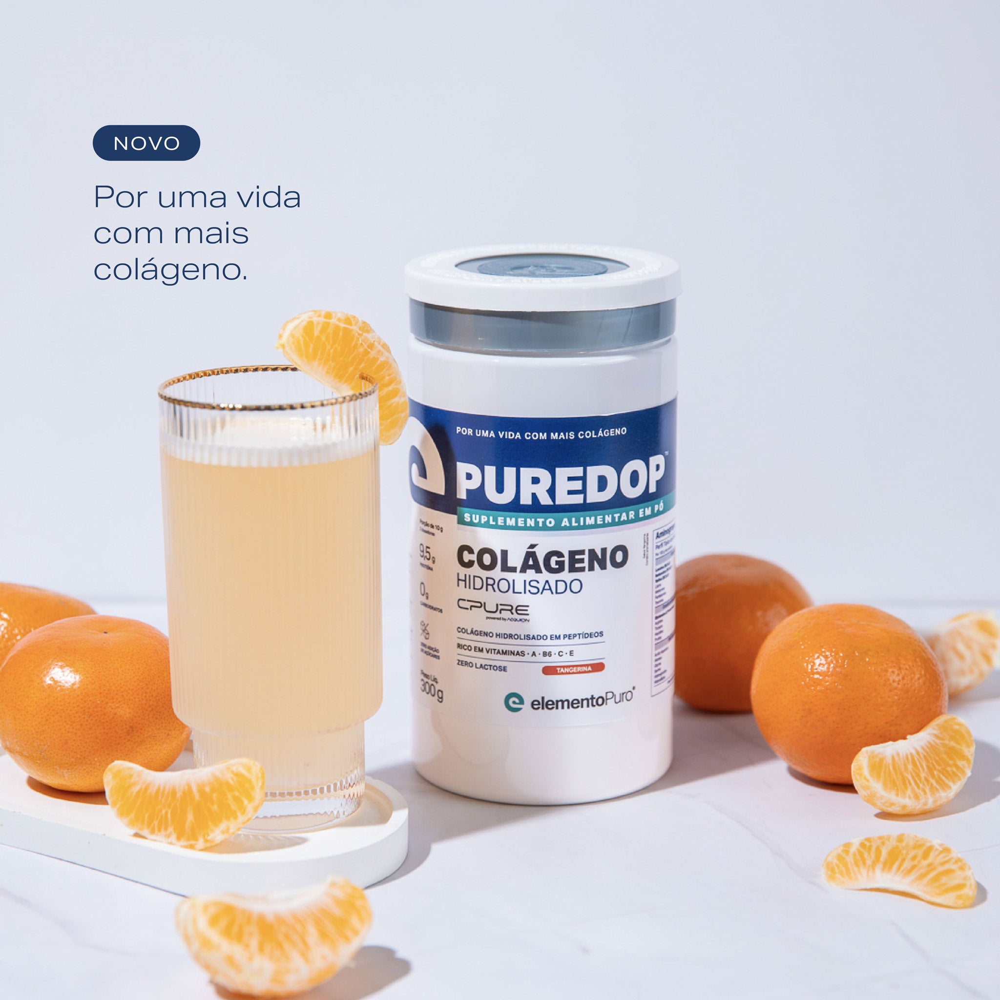 PUREDOP Colágeno Hidrolisado CPURE® Tangerina 300g