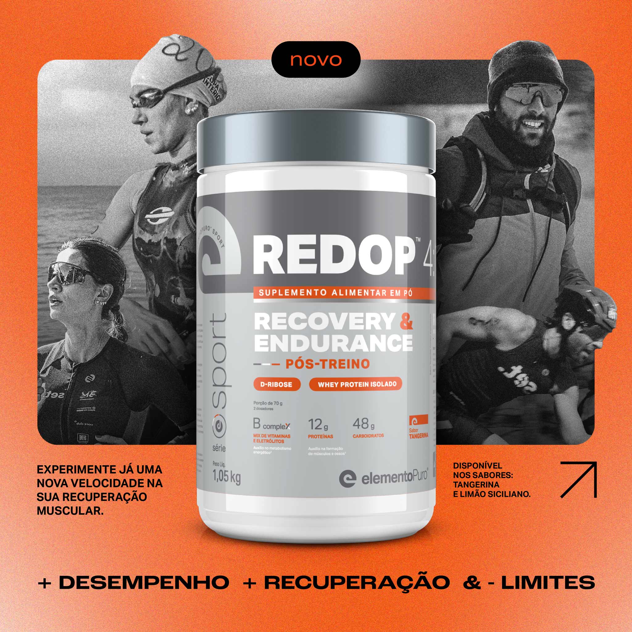 REDOP 4:1 Recovery & Endurance Limão Siciliano 1,05Kg