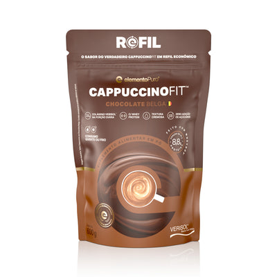REFIL CAPPUCCINOFIT Chocolate Belga 600g