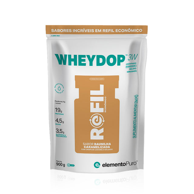 REFIL WHEYDOP 3W Baunilha Caramelizada 900g