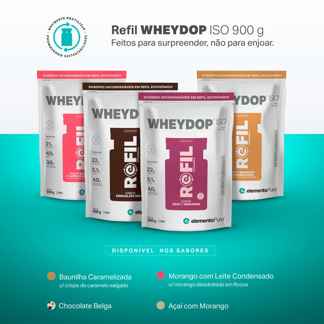 REFIL WHEYDOP ISO Baunilha Caramelizada 900g