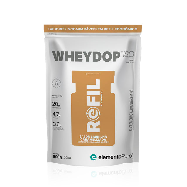 REFIL WHEYDOP ISO Baunilha Caramelizada 900g