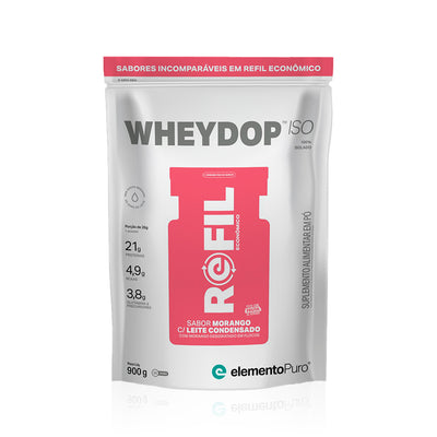 REFIL WHEYDOP ISO Morango com Leite Condensado 900g