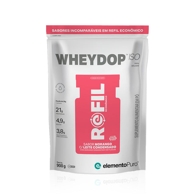 REFIL WHEYDOP ISO Morango com Leite Condensado 900g