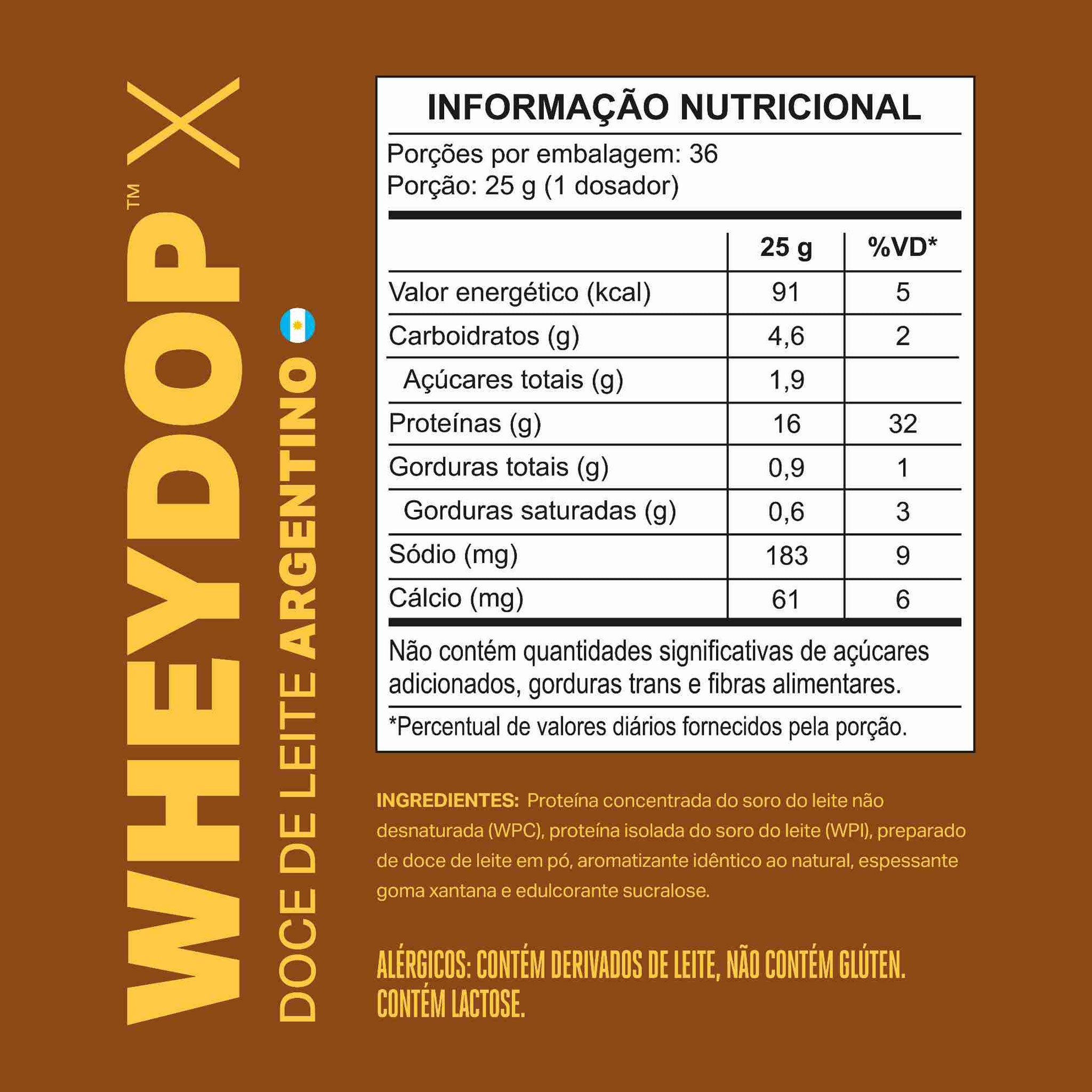 REFIL WHEYDOP X Doce de Leite Argentino 900g