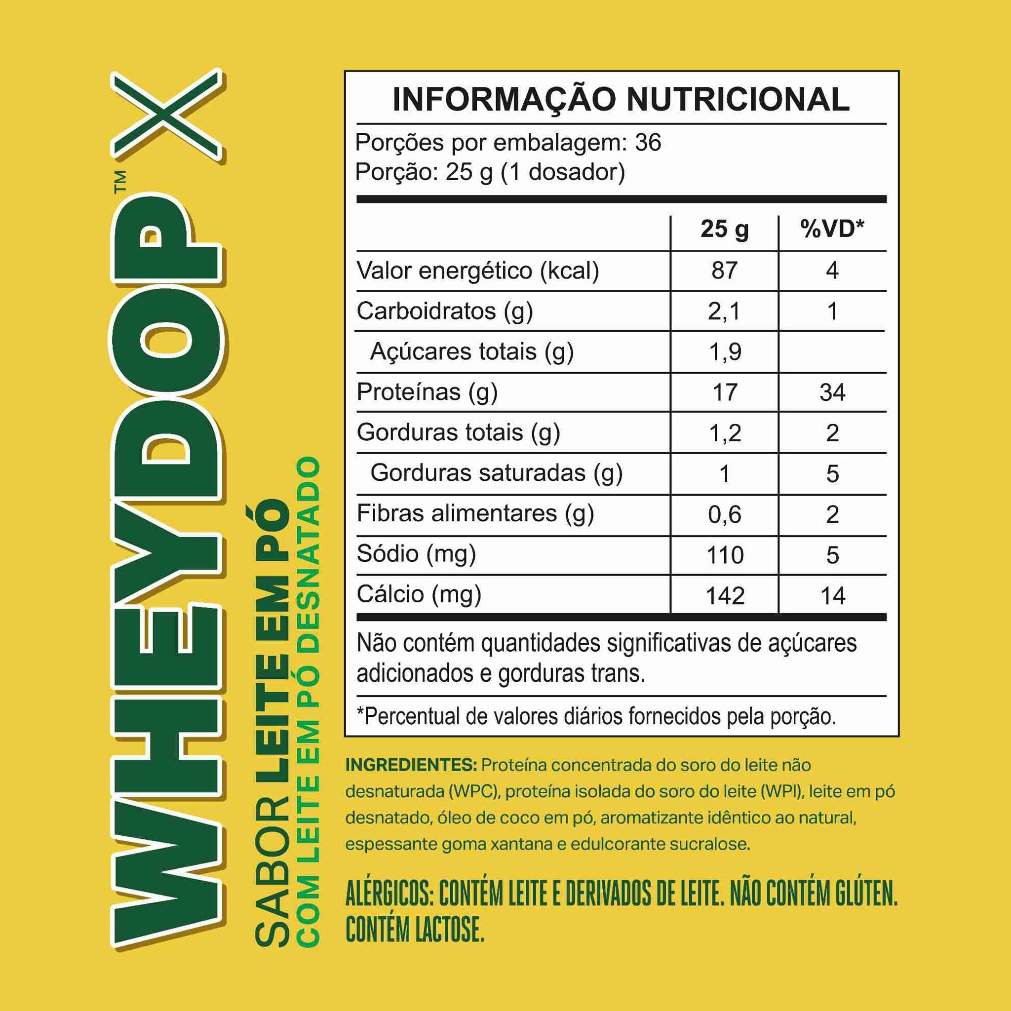 REFIL WHEYDOP X Leite em pó 900g