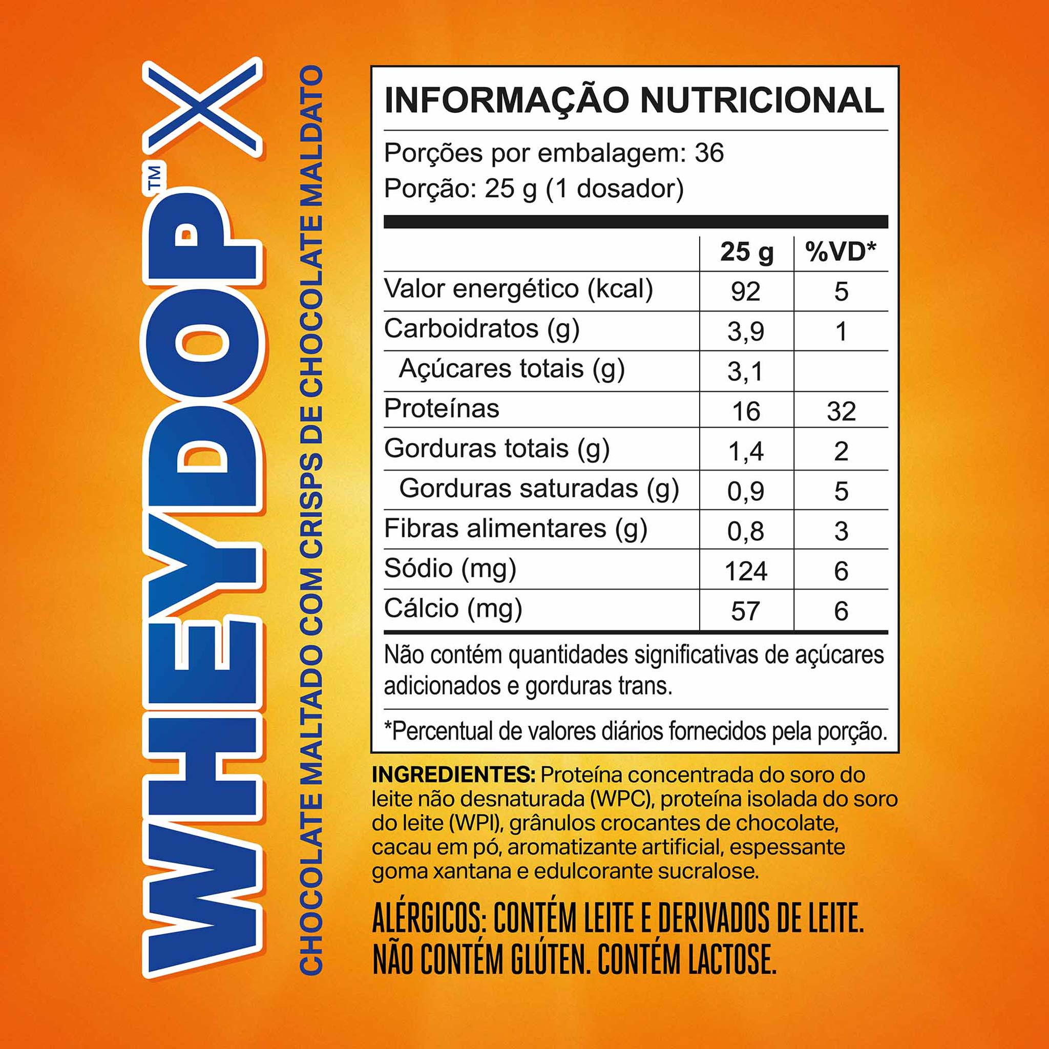 REFIL WHEYDOP X Chocolate Maltado 900g