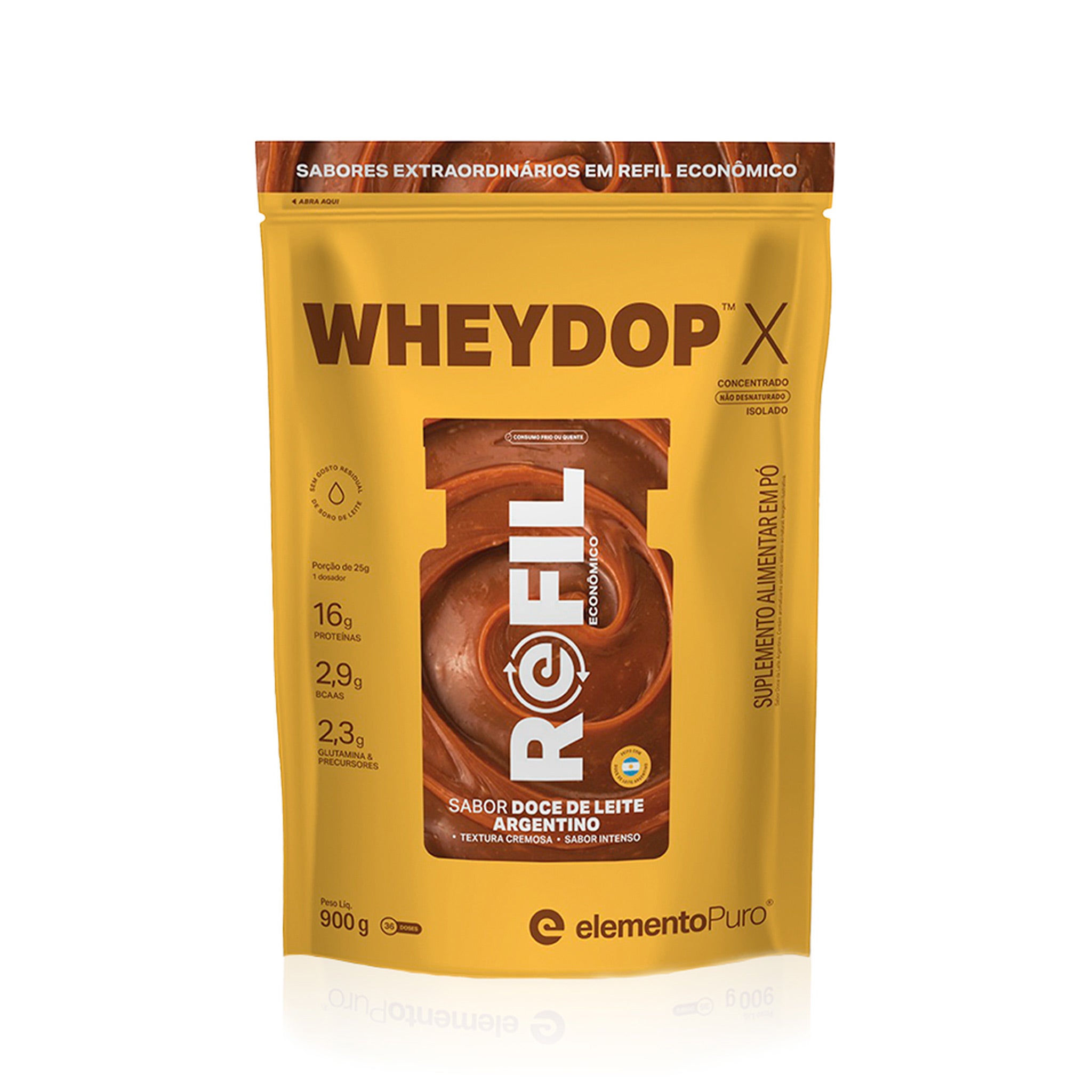 REFIL WHEYDOP X Doce de Leite Argentino 900g