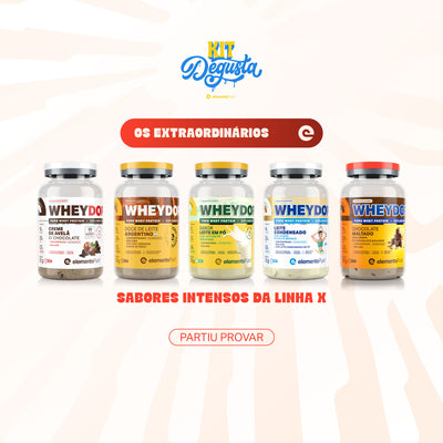 KIT Degusta - Os Extraordinários - MONODOSE WHEYDOP X 5x25g