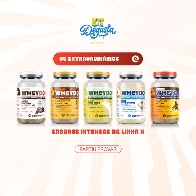 KIT Degusta - Os Extraordinários - MONODOSE WHEYDOP X 5x25g