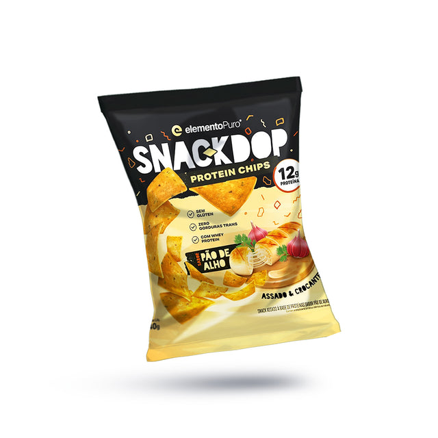 KIT Degusta SNACKDOP Protein Chips Pão de Alho - 6 Und.