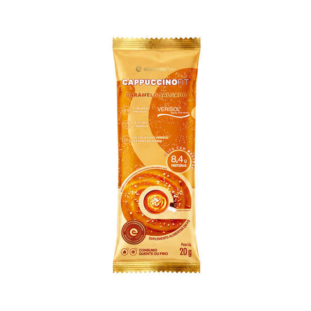 CAPPUCCINOFIT Caramelo Salgado Sachê 20g