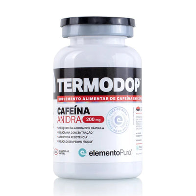 TERMODOP Cafeína 200 mg - 60 Cápsulas