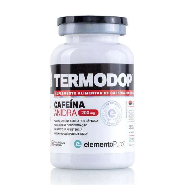 TERMODOP Cafeína 200 mg - 60 Cápsulas