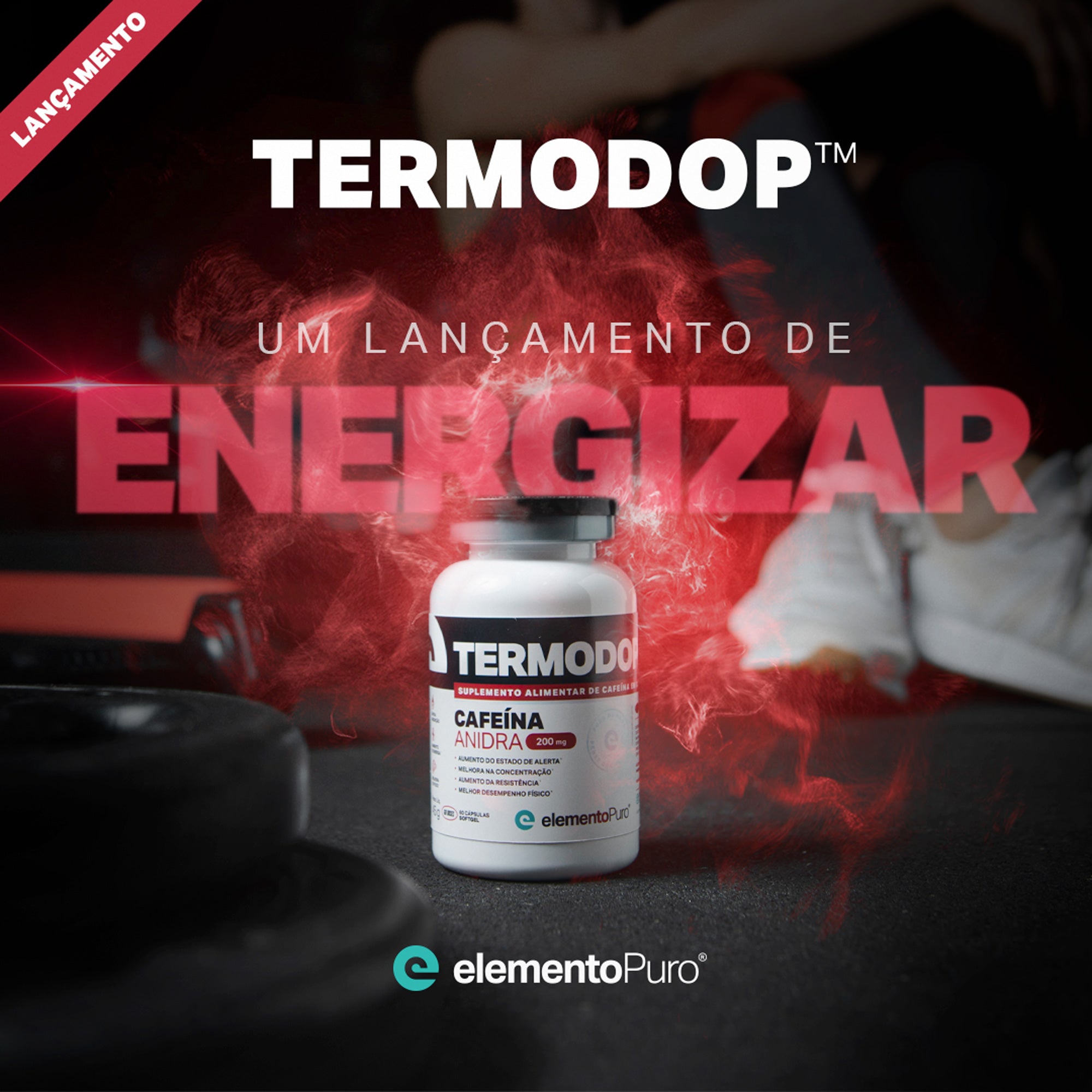 TERMODOP Cafeína 200 mg - 60 Cápsulas
