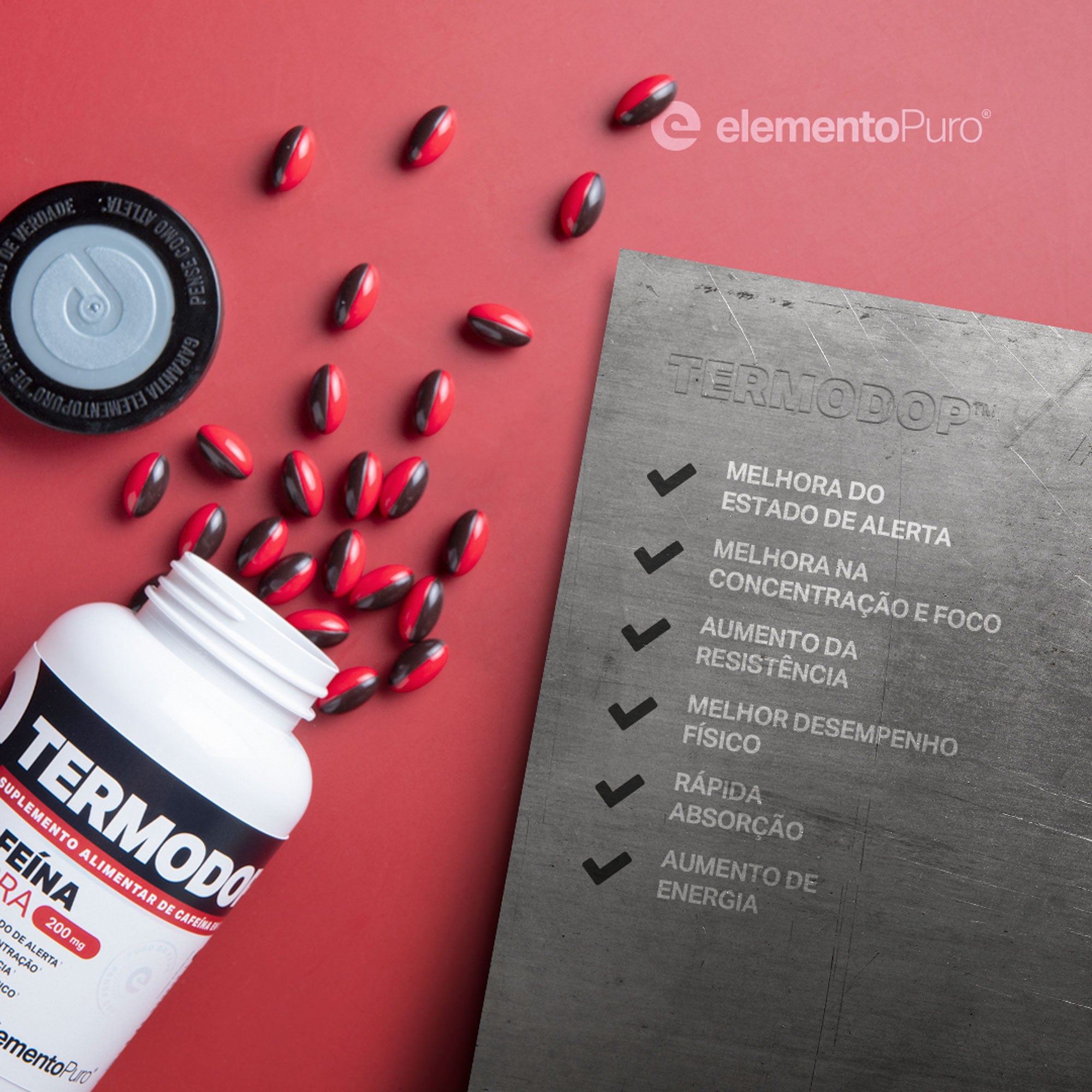 TERMODOP Cafeína 200 mg - 60 Cápsulas