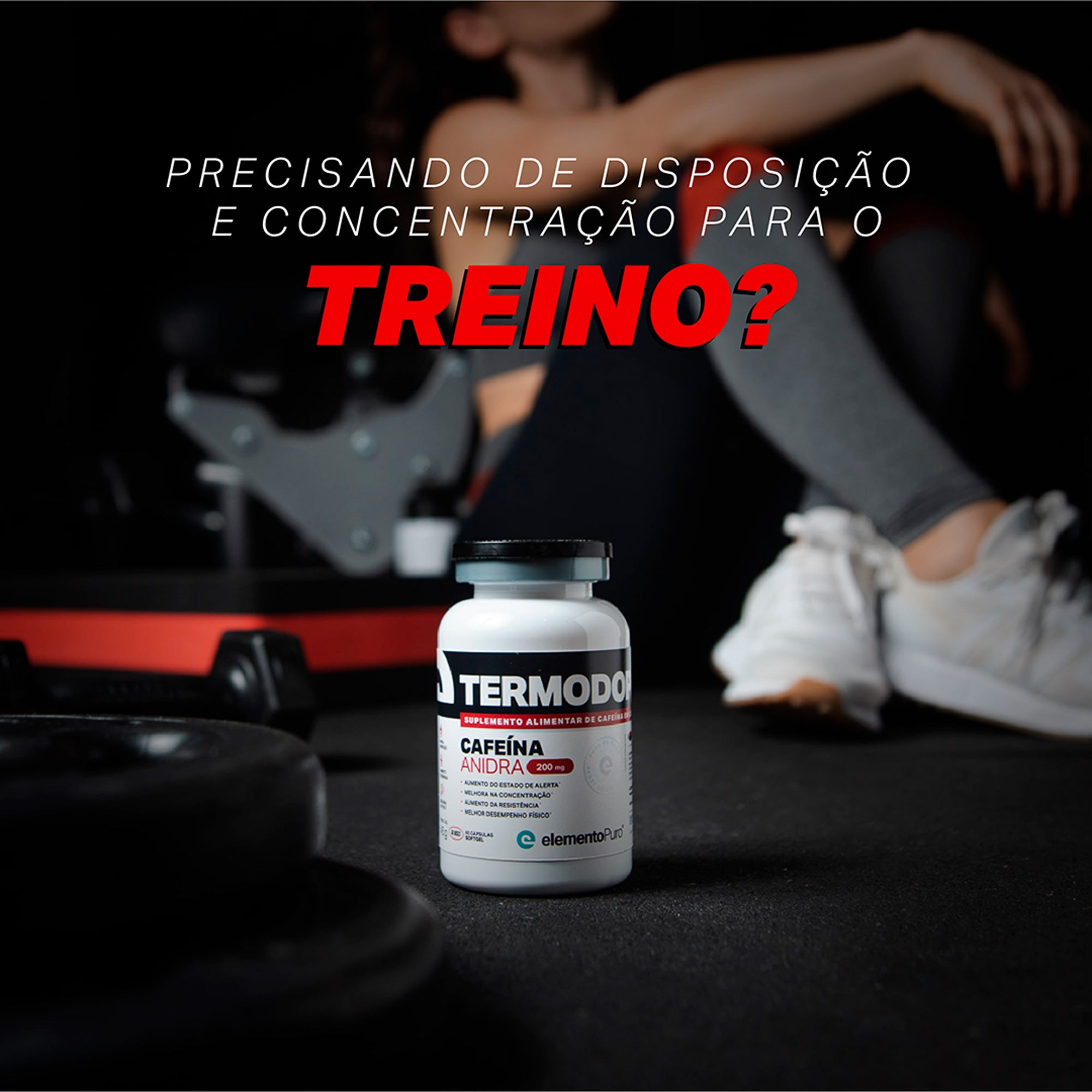 TERMODOP Cafeína 200 mg - 60 Cápsulas