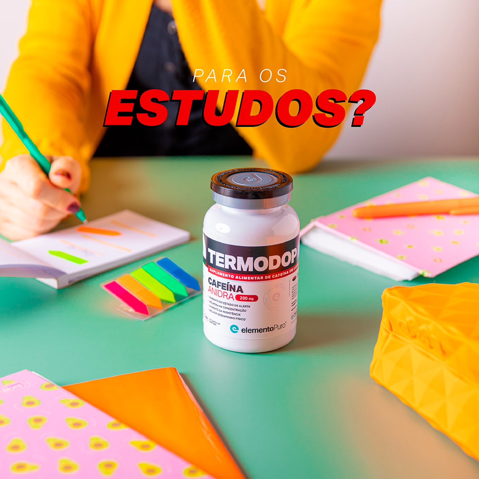 TERMODOP Cafeína 200 mg - 60 Cápsulas