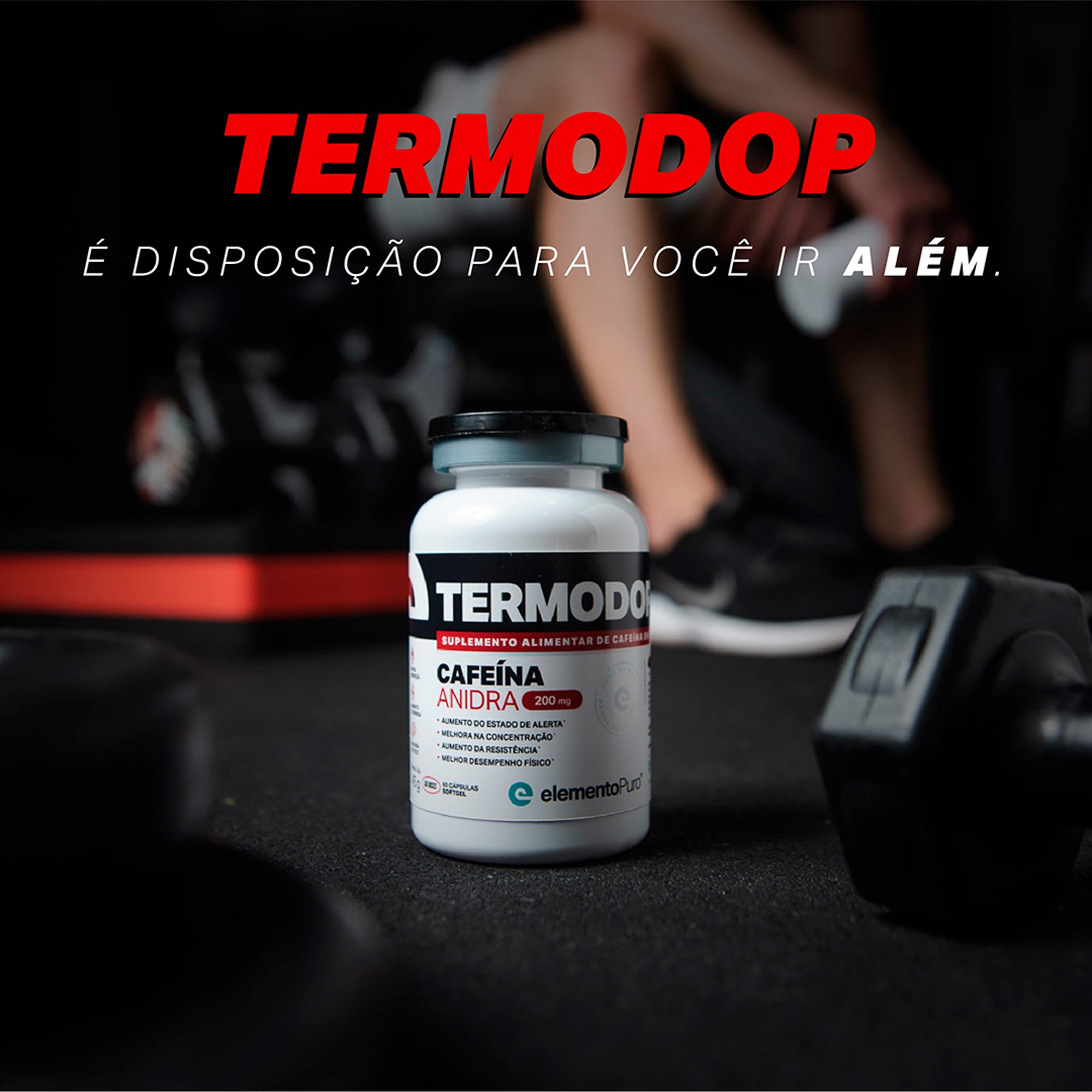 TERMODOP Cafeína 200 mg - 60 Cápsulas