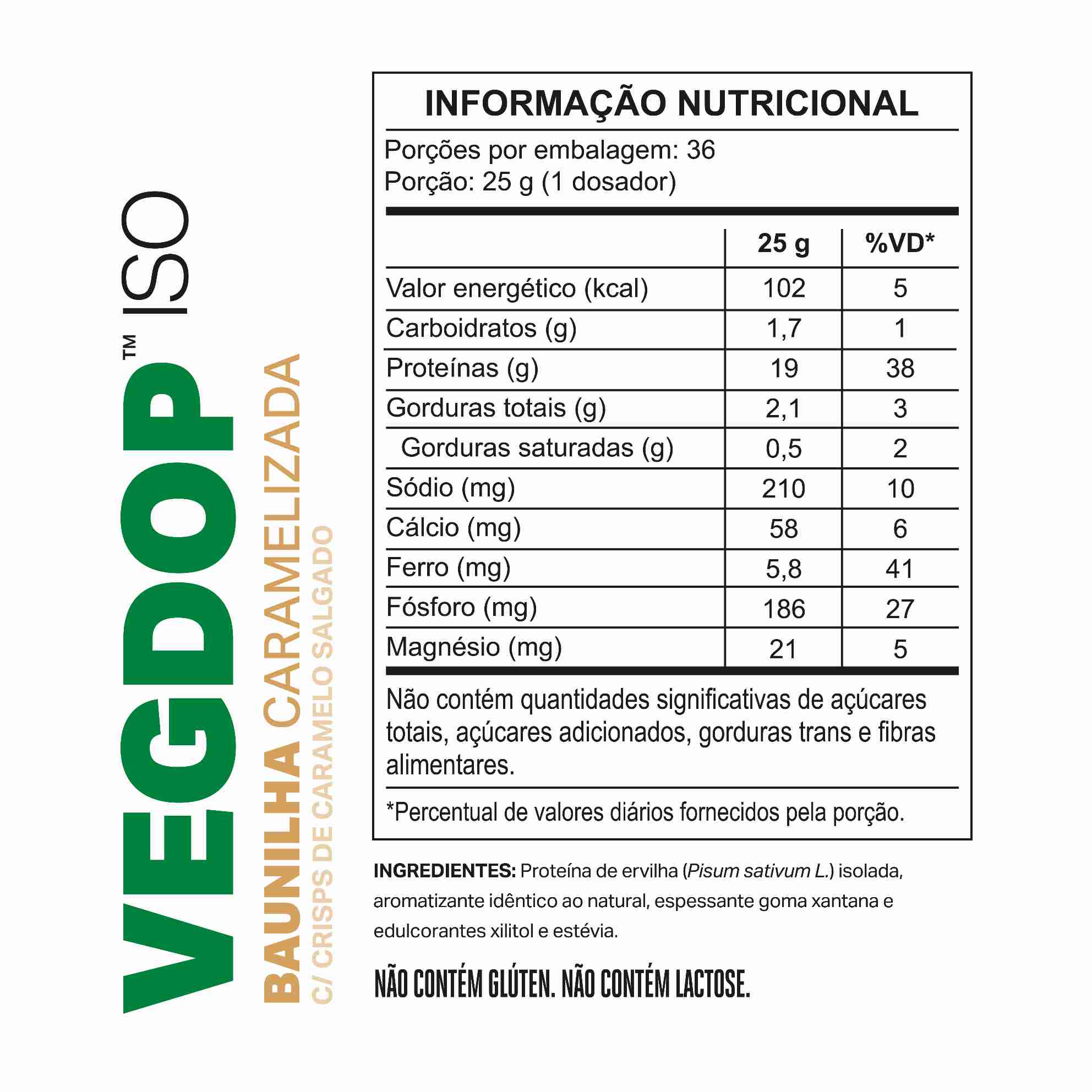 VEGDOP Baunilha Caramelizada 900g