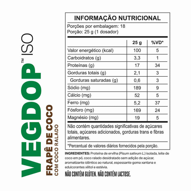 VEGDOP Frapê de Coco 450g