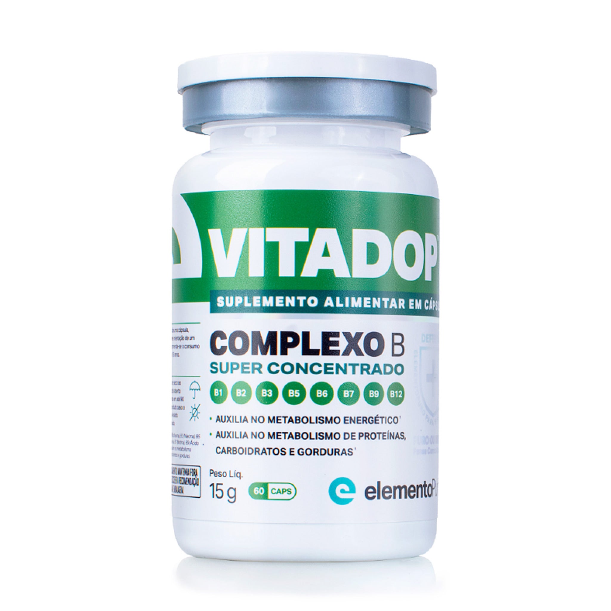 VITADOP B - Vitaminas complexo B 60 Cápsulas