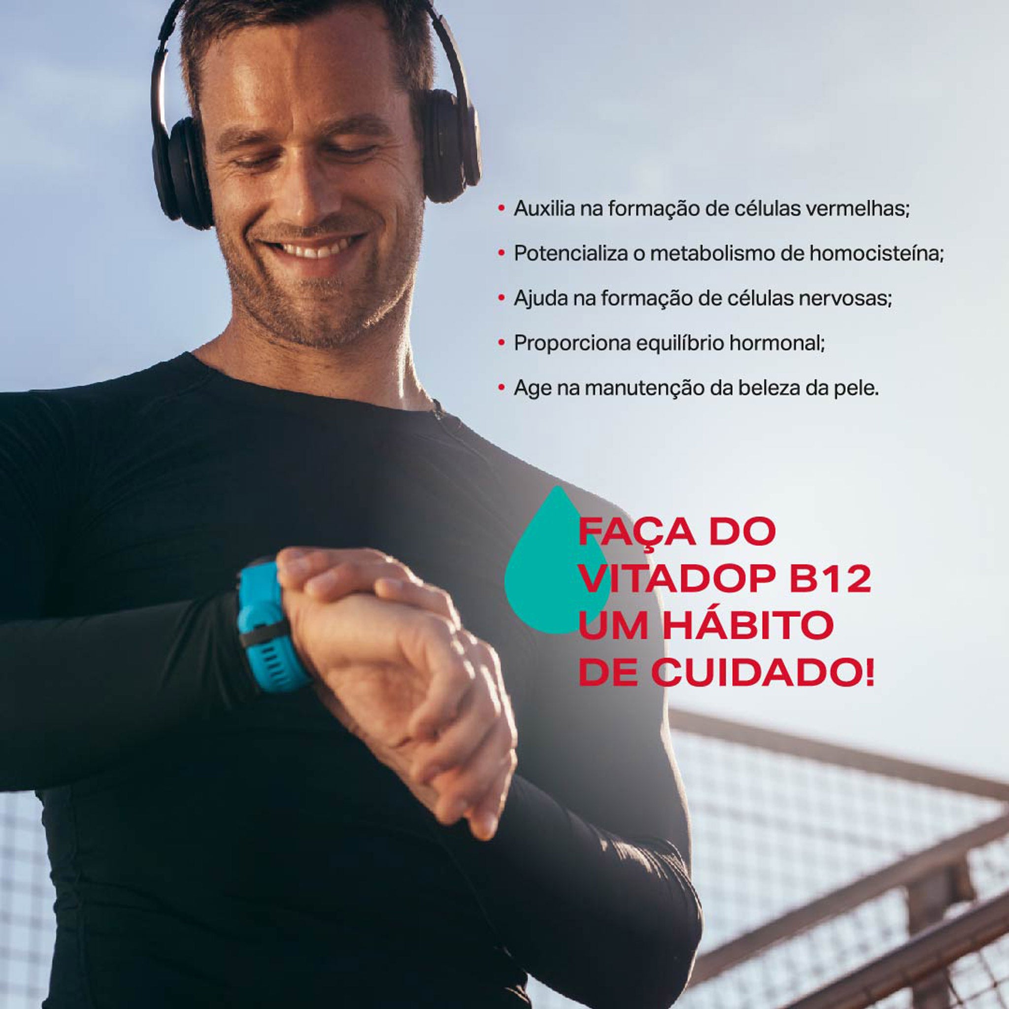 VITADOP B12 Metilcobalamina em Gotas Frutas Vermelhas 20ml