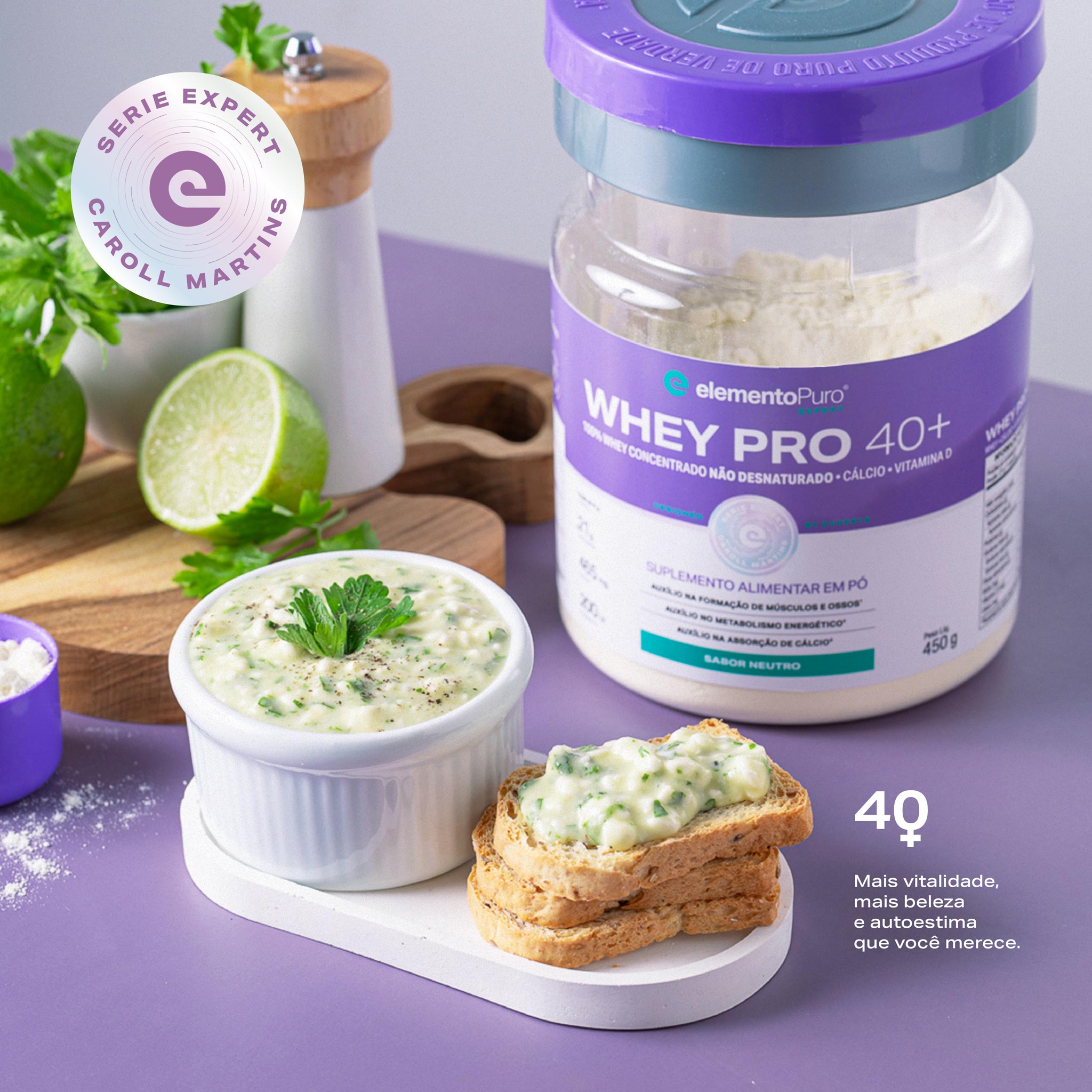 WHEY PRO 40+ Neutro 450g
