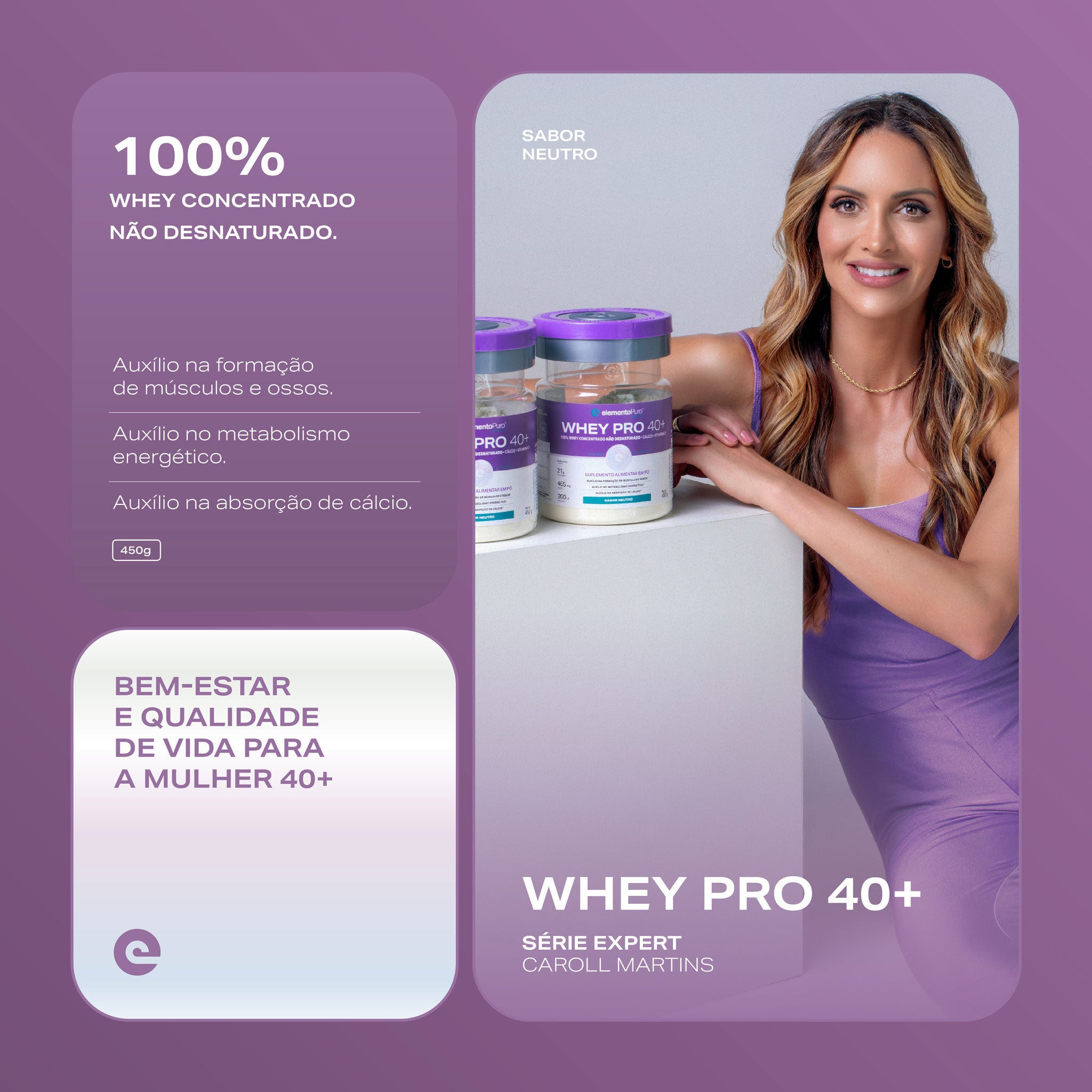 WHEY PRO 40+ Neutro 450g