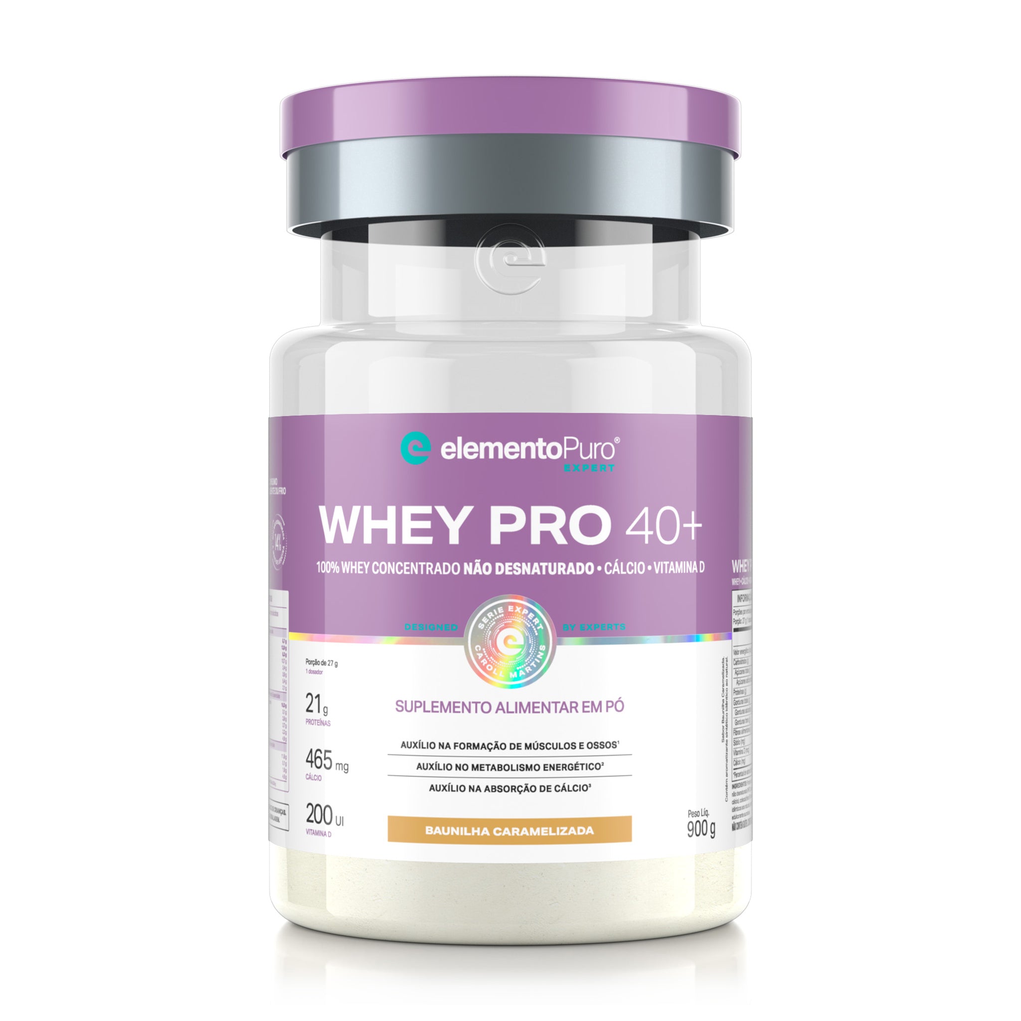 WHEY PRO 40+ Baunilha Caramelizada 900g