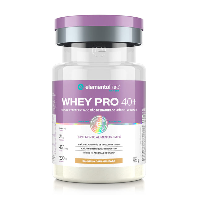 WHEY PRO 40+ Baunilha Caramelizada 900g