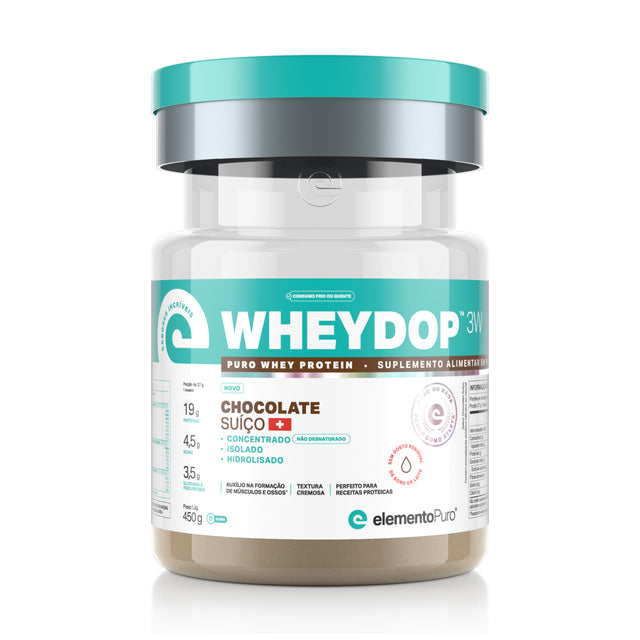 WHEYDOP 3W Chocolate Suíço 450g