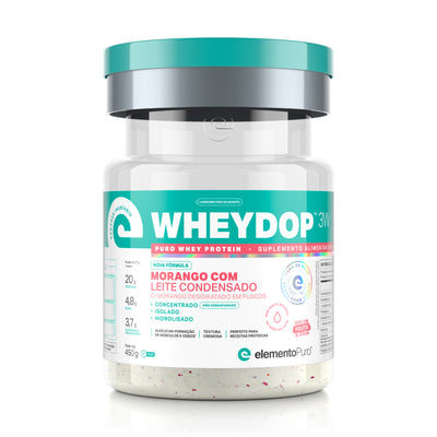 WHEYDOP 3W Morango com Leite Condensado 450g