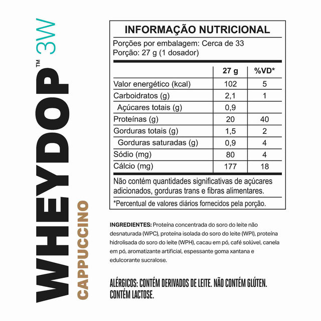 WHEYDOP 3W Cappuccino 900g