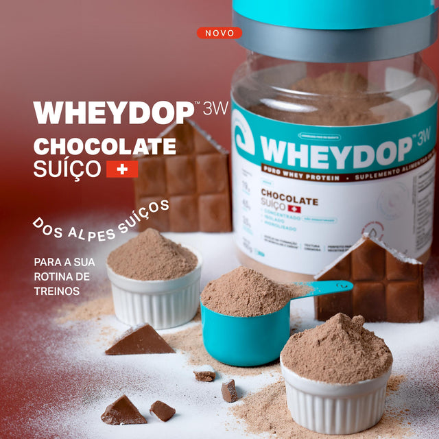 WHEYDOP 3W Chocolate Suíço 900g