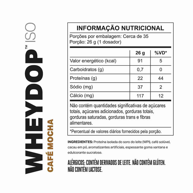 WHEYDOP ISO Café Mocha 900g