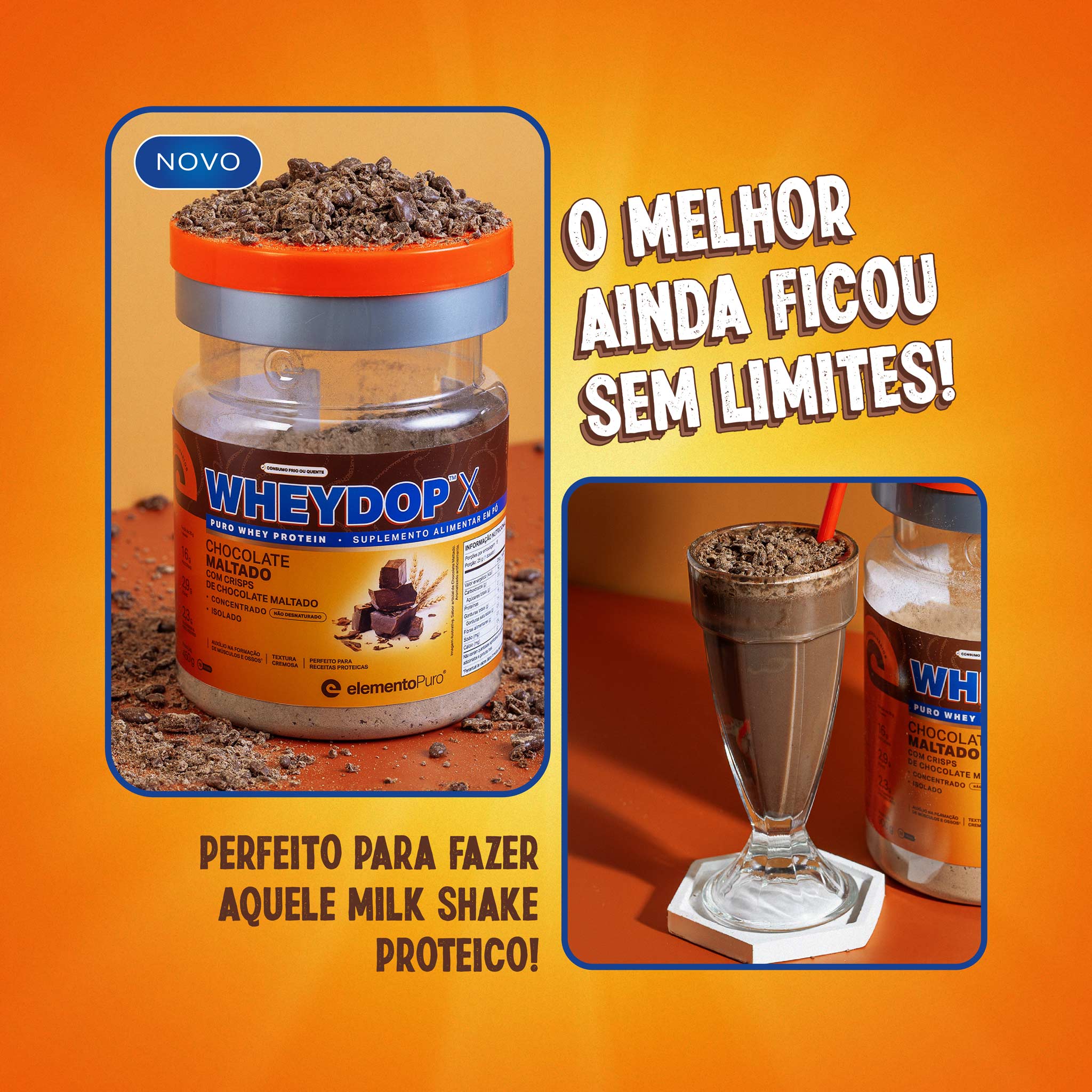 WHEYDOP X Chocolate Maltado 450g