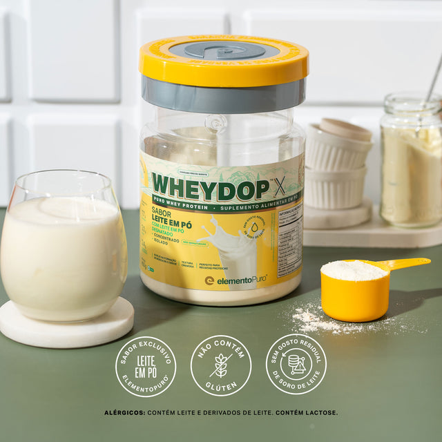WHEYDOP X Leite em pó 450g