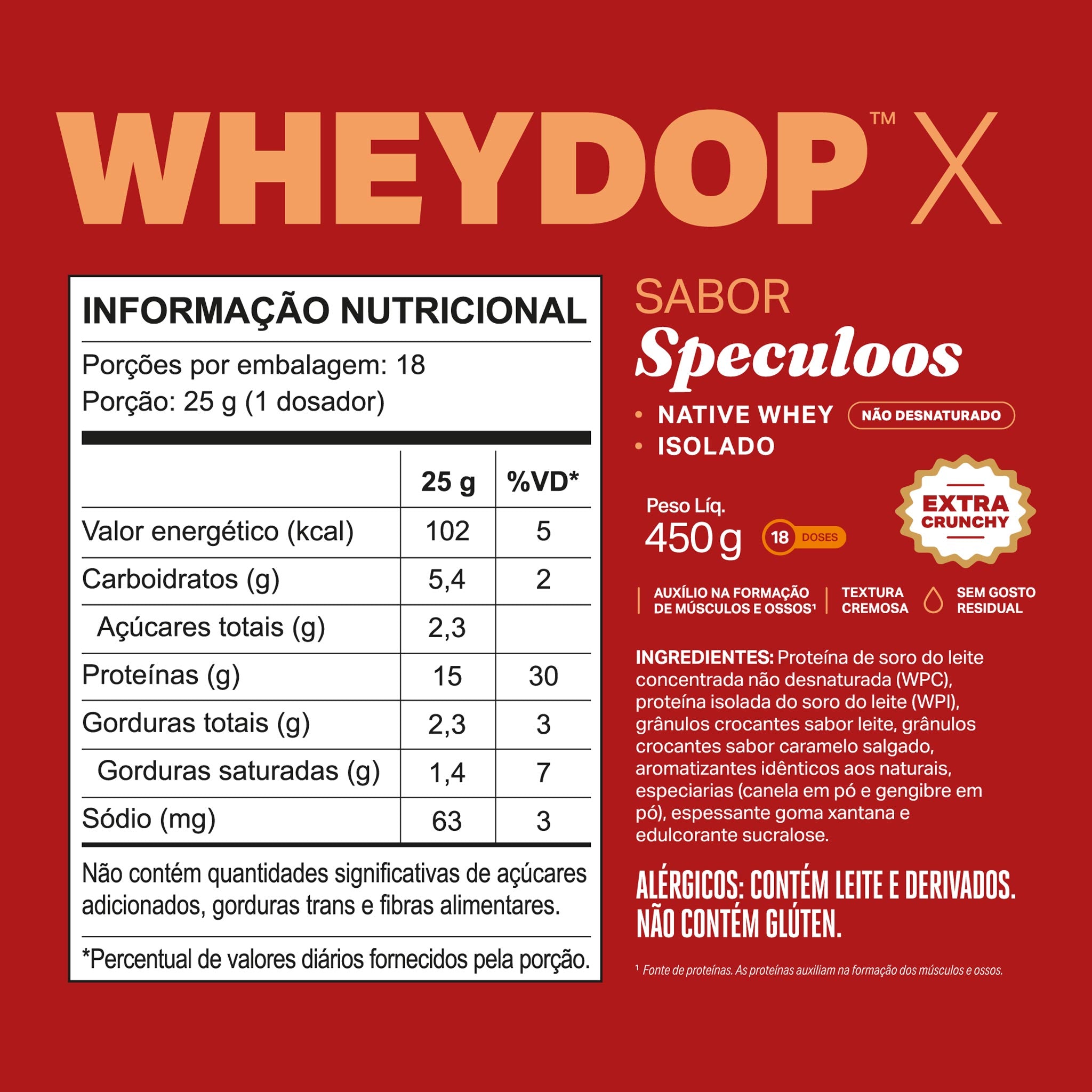 WHEYDOP X Speculoos 450g