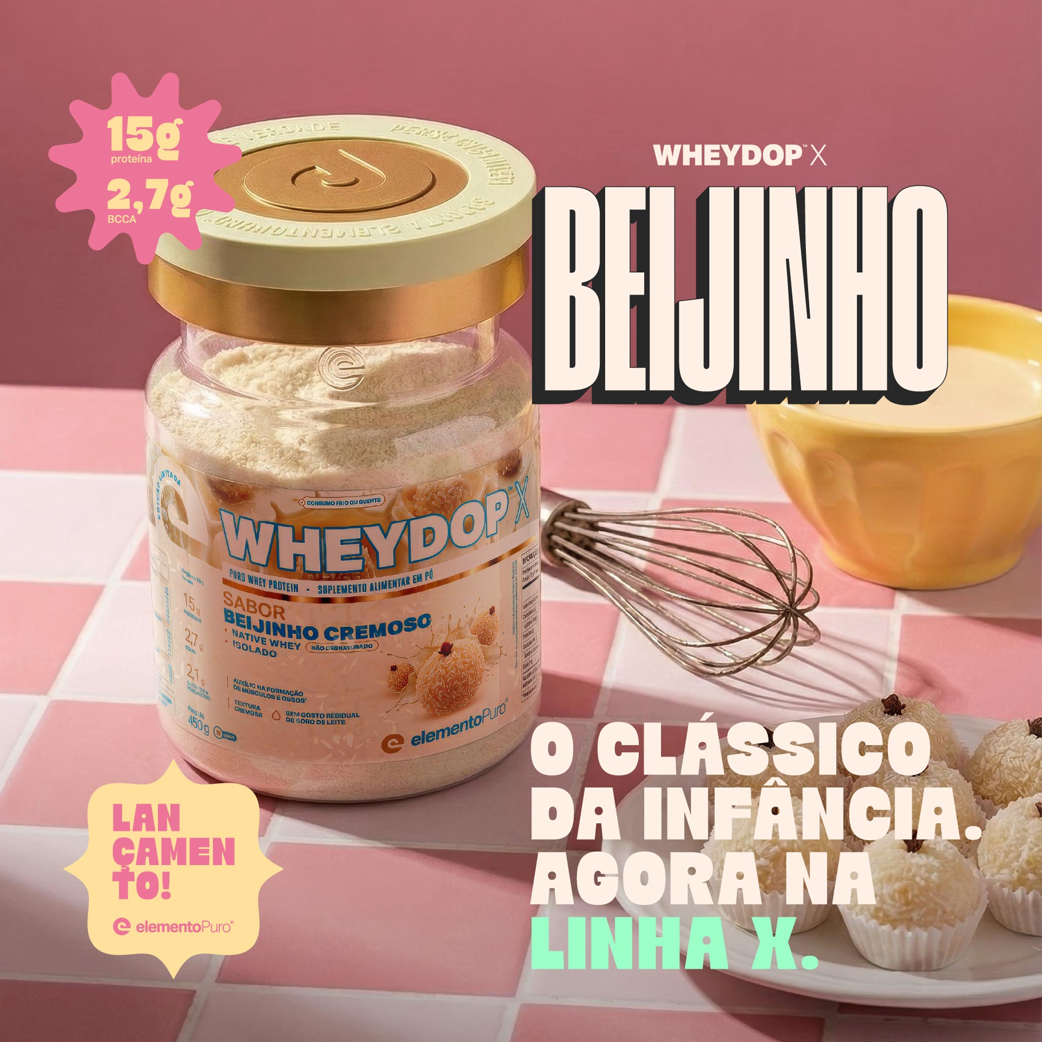 WHEYDOP X Beijinho Cremoso 900g