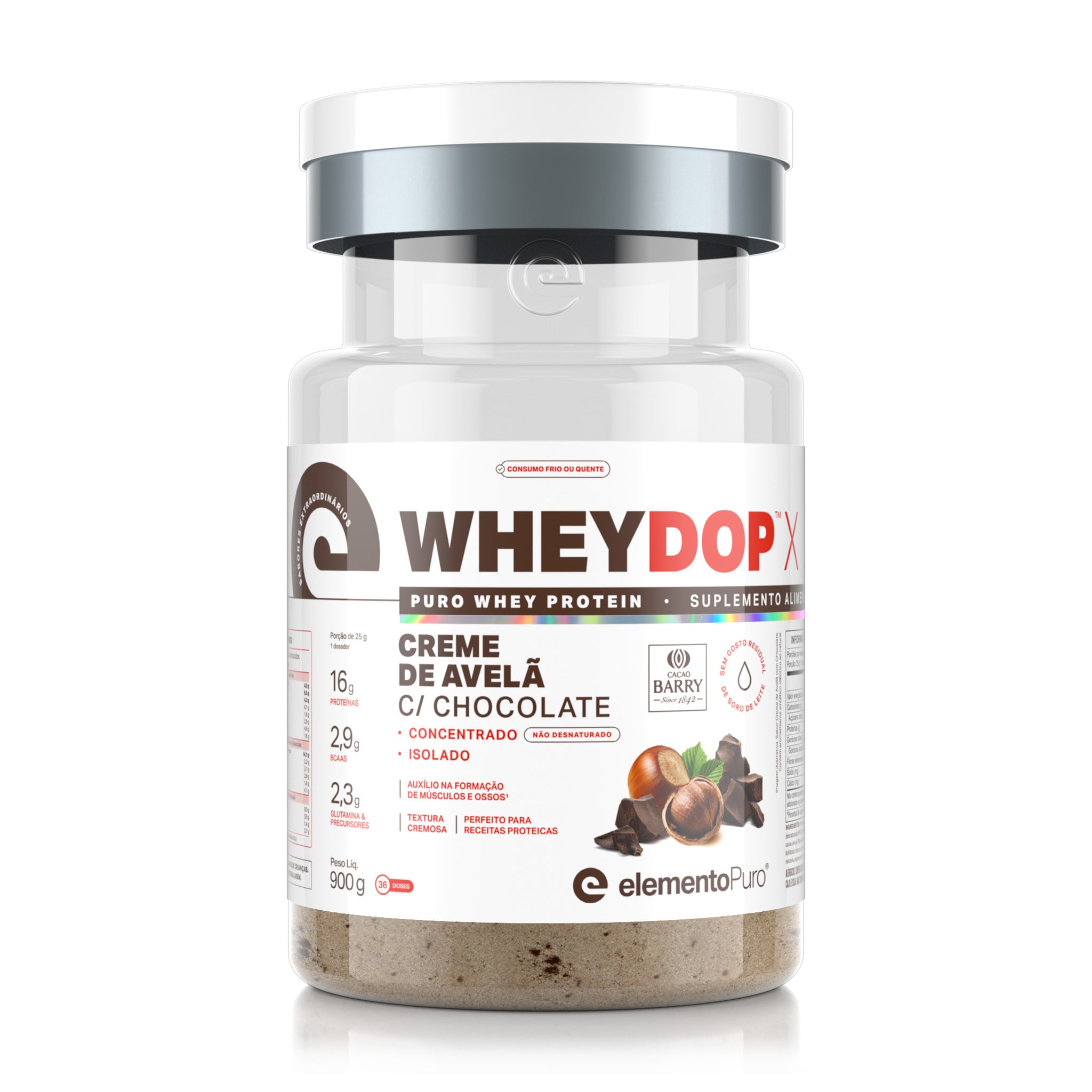 WHEYDOP X Creme de Avelã com Chocolate 900g