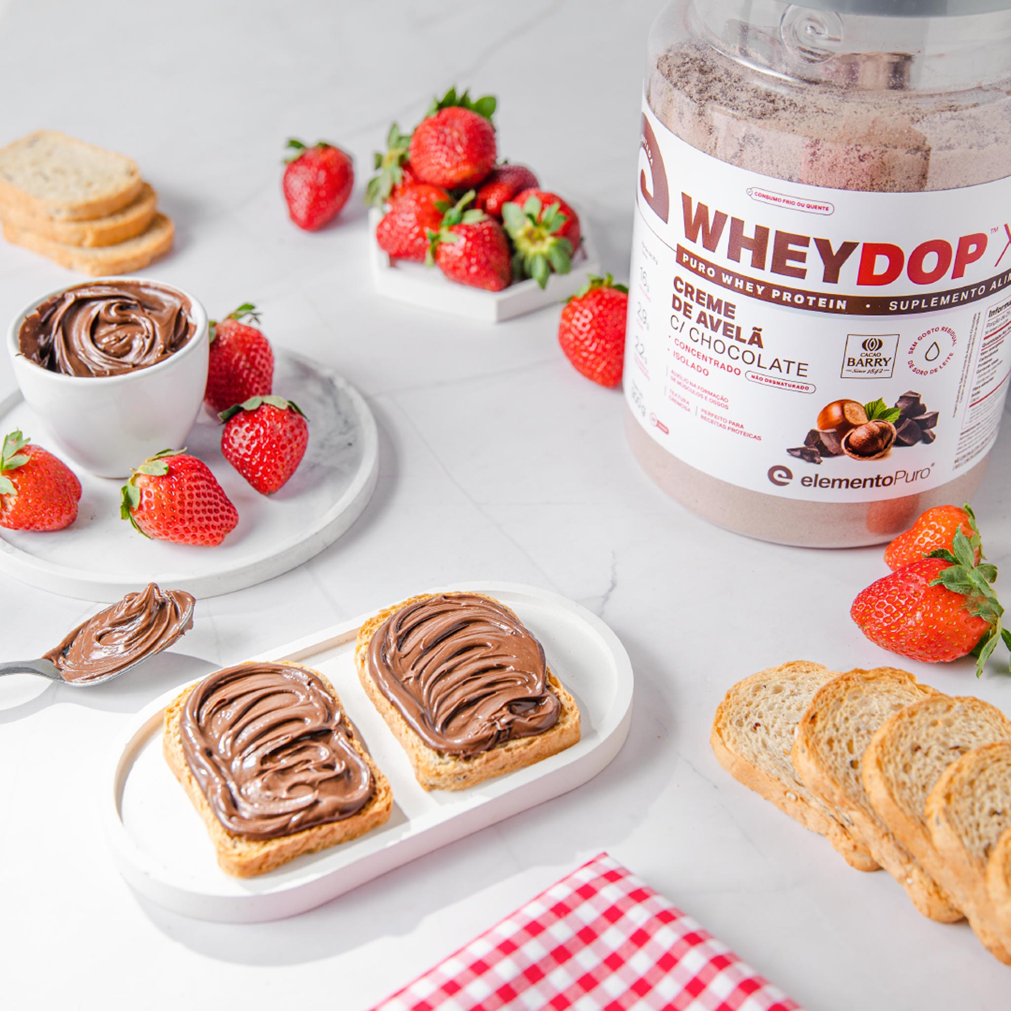 WHEYDOP X Creme de Avelã com Chocolate 900g