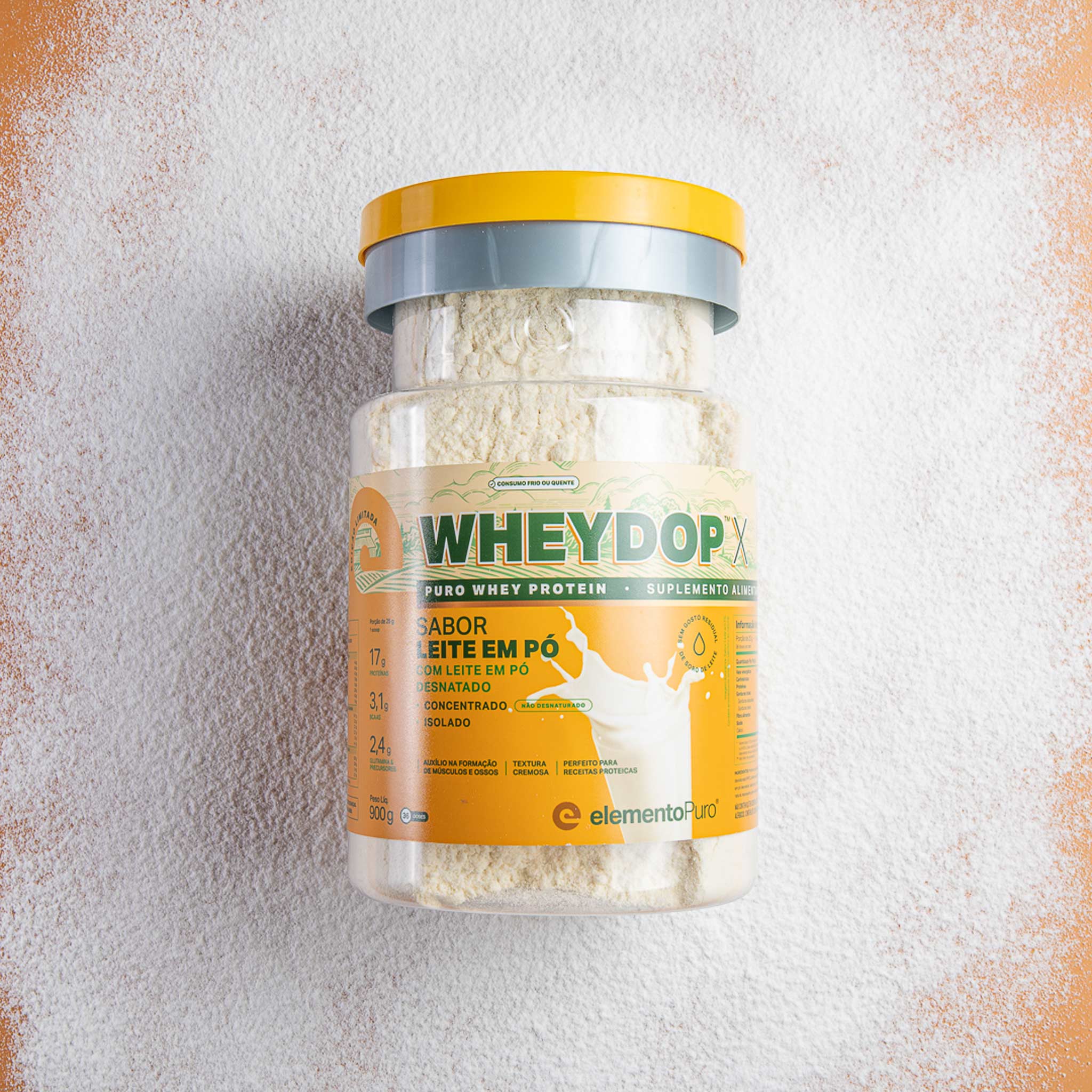 WHEYDOP X Leite em pó 900g