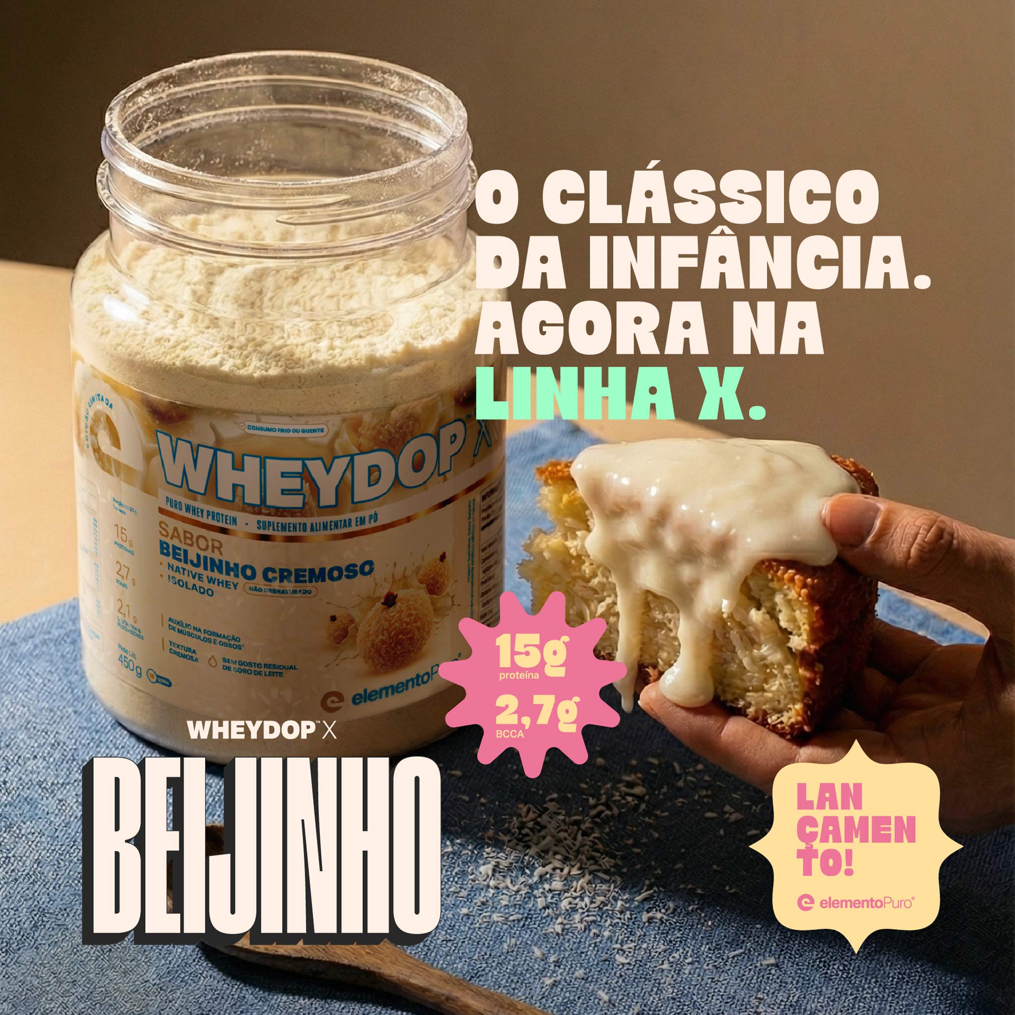 MONODOSE WHEYDOP X Beijinho Cremoso 25g