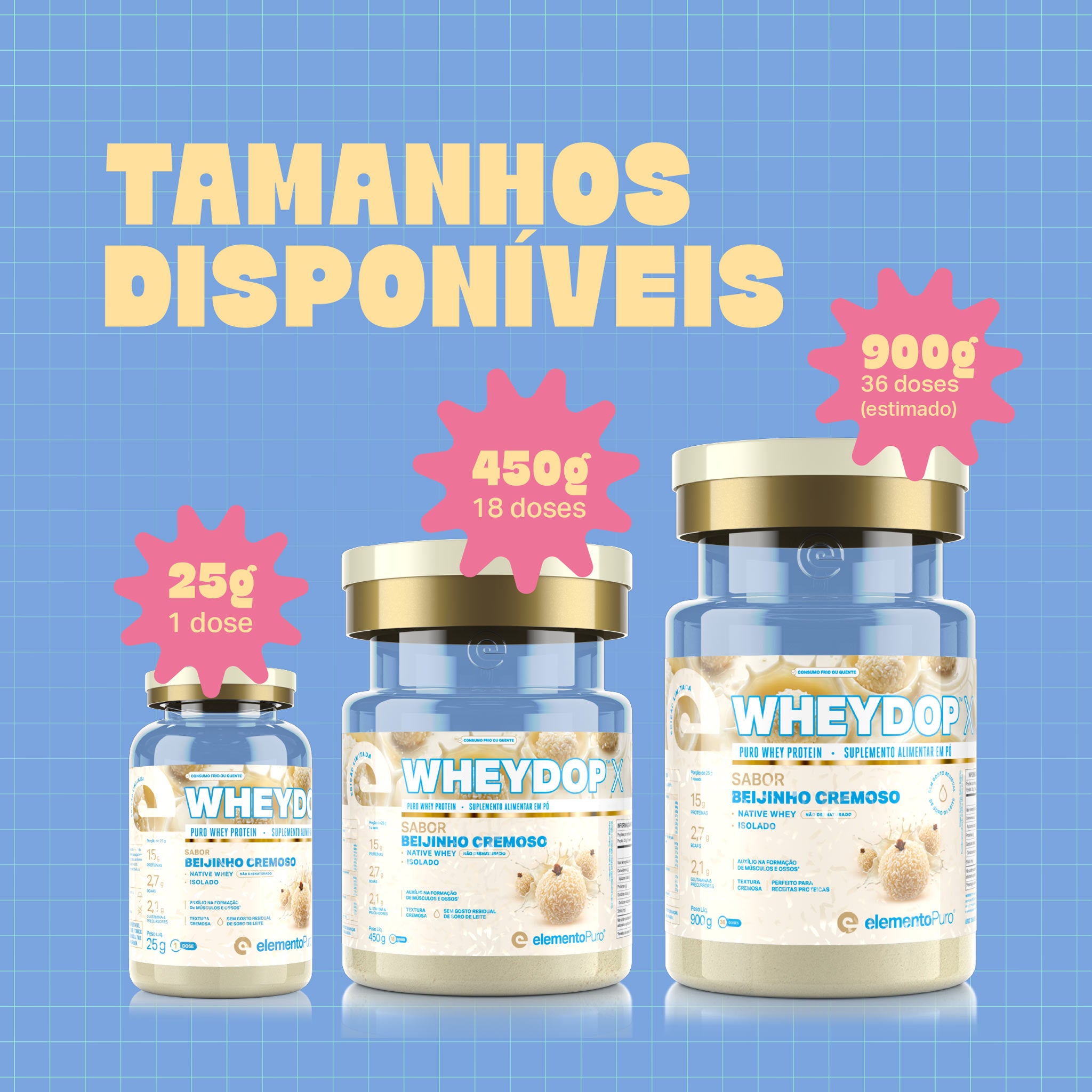 WHEYDOP X Beijinho Cremoso 900g