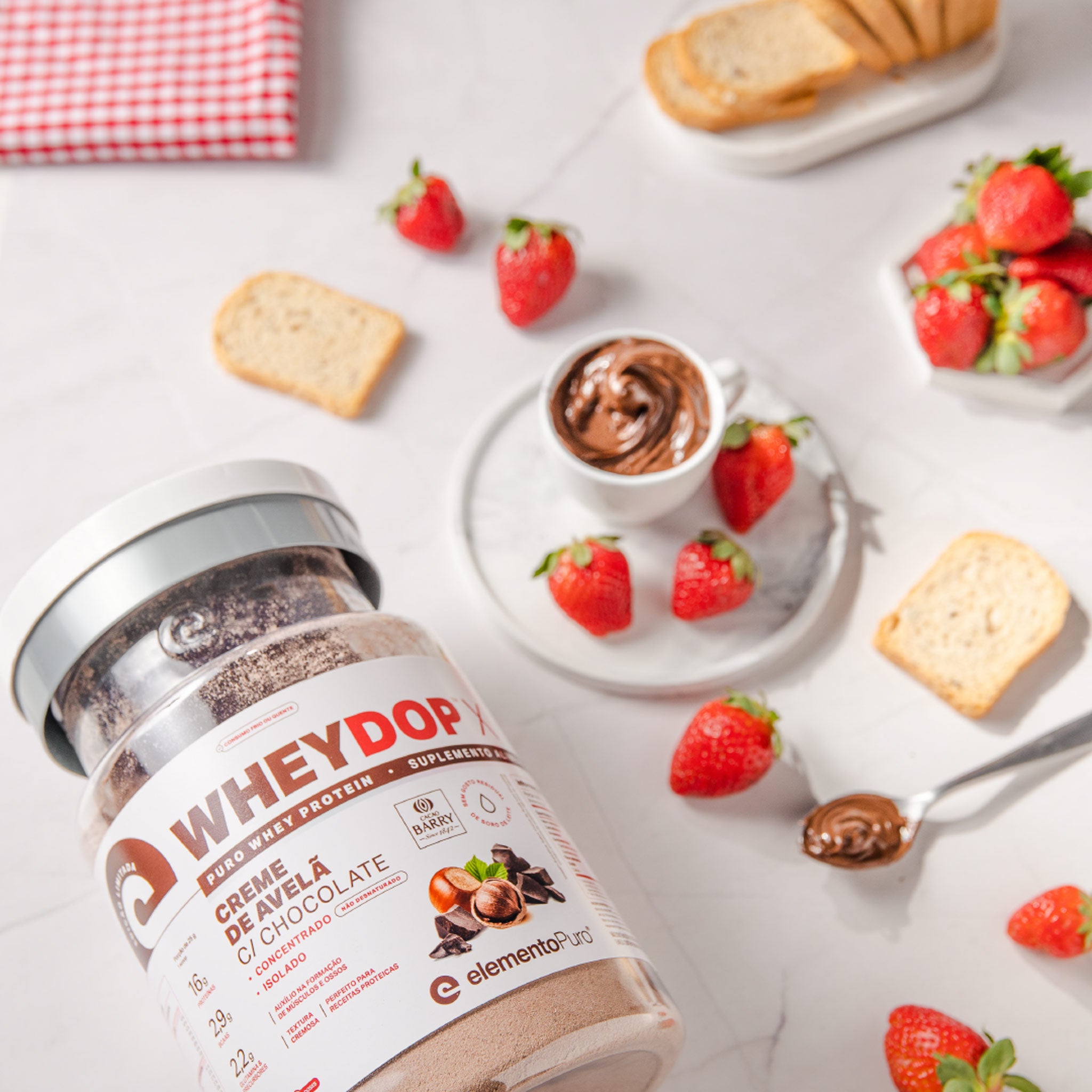 WHEYDOP X Creme de Avelã com Chocolate 900g